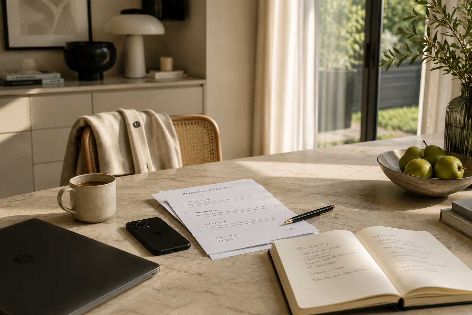 Reviewing pricing and proposals